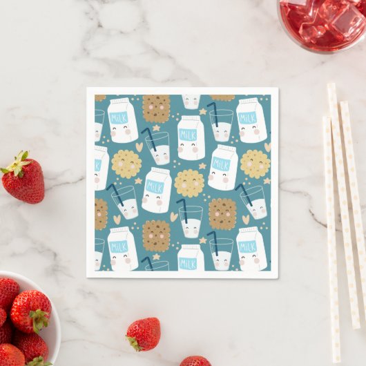 Melk en koekjes Napkins Servet (Insitu)