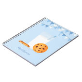Melk en koekjes notitieboek (Linkerzijde)
