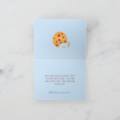 Melk en koekjes notitiekaartje (Binnen)