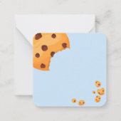 Melk en koekjes notitiekaartje (Achterkant)