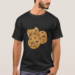 Melk en koekjes paren Halloween kostuum T-shirt