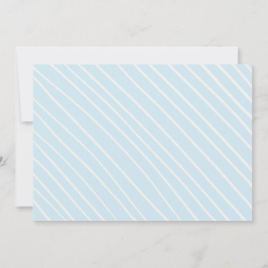 Melk en Koekjes Party nodigBoy Birthday Kaart (Achterkant)