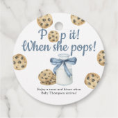 Melk en koekjes Poppen het! Als ze pop Bedankjes Labels (Achterkant)