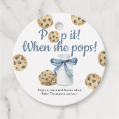 Melk en koekjes Poppen het! Als ze pop Bedankjes Labels (Voorkant)