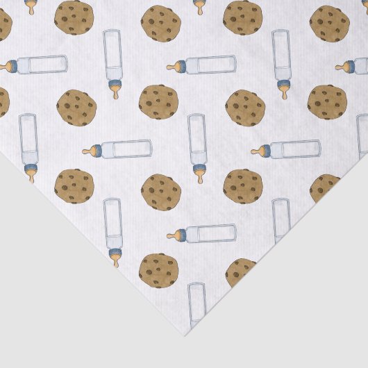 Melk en koekjes Popping Botles Tissuepapier (Detail)