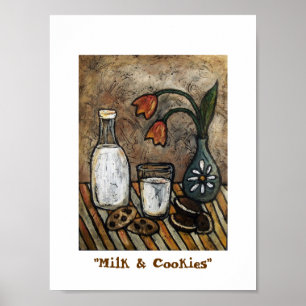 "Melk en koekjes" Poster
