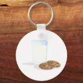 Melk en koekjes sleutelhanger (Voorkant)