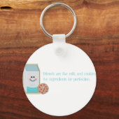 Melk en koekjes sleutelhanger (Voorkant)