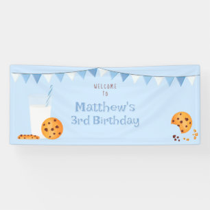 Melk en koekjes spandoek