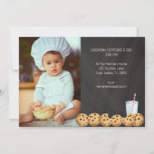 Melk en koekjes "Two Sweet" 2e verjaardag Foto In Kaart (Achterkant)