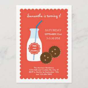 Melk en koekjes, uitnodiging