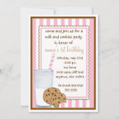 Melk en koekjes, uitnodiging (Voorkant)