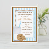 Melk en koekjes, uitnodiging (Staand voorkant)