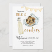 Melk en koekjes Uitnodiging (Voorkant)