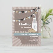 Melk en koekjes van zaterdag - Chocolade Chip Blue Kaart (Staand voorkant)