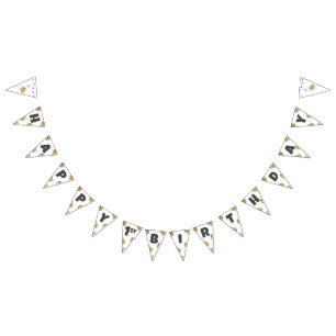 Melk en koekjes Verjaardag Bunting Banner Decor