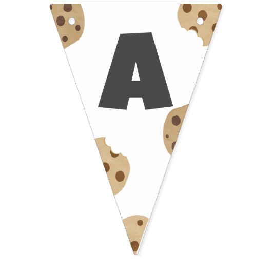 Melk en koekjes Verjaardag Bunting Banner Decor (Derde vlag)