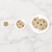 MELK EN KOEKJES VERJAARDAGSFEEST DECOR CONFETTI (Voorkanten)