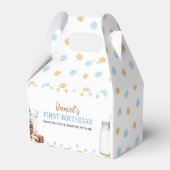 Melk en koekjes verjaardagsfeestje gunstbox bedankdoosjes (Voorkant Zijde)