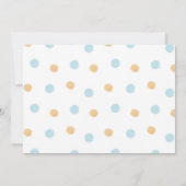 Melk En Koekjes Verjaardagsfoto Bedankkaart (Achterkant)