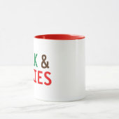 Melk en koekjes voor de Mok van Santa (Midden)