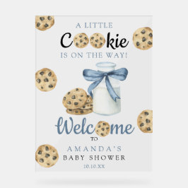 Melk en koekjes welkom Baby shower partij Acryl Bord