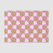 Melk- en koekjespatroon tissuepapier (Voorkant)