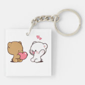 melk en mochat sleutelhanger (Achterkant)