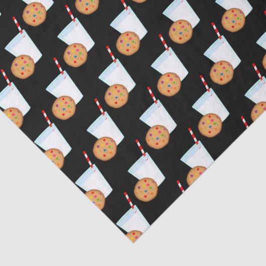 Melk en Regenboog Chocolade Chip Cookie Tissuepapier (Detail)