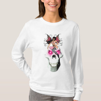 Melk en T-shirt van de schedel