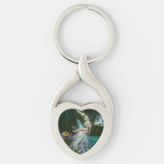 Melk en vlinder sleutelhanger (Voorkant)
