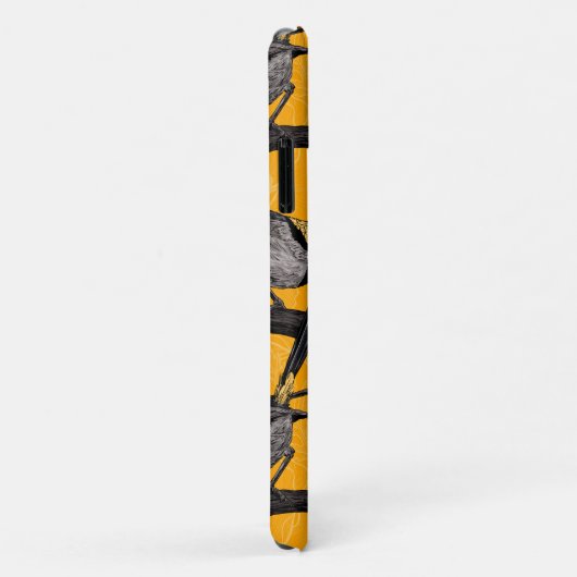 Melk, geel Case-Mate iPhone case (Achterkant/rechts)