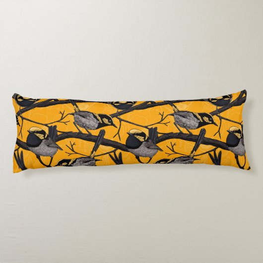 Melk, geel lichaamskussen (Achterkant)