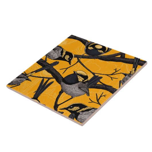 Melk, geel tegeltje (Zijkant)