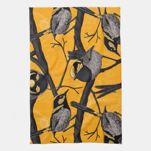 Melk, geel theedoek (Verticaal)