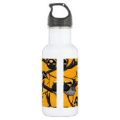 Melk, geel waterfles  (Achterkant)