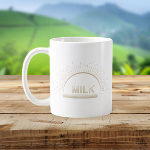 Melk Goede Dag Neutraal Minimaal Mok