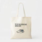 Melk, grappige positieve zin tote bag (Voorkant)