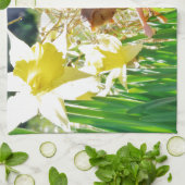 Melk in bloemen theedoek (Gevouwen)