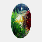 Melk in de Daffodils Keramisch Ornament (Rechts)