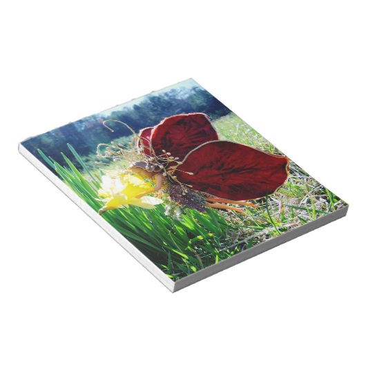 Melk in de Daffodils Notitieblok (Schuin)