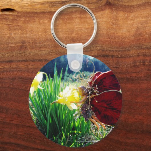 Melk in de Daffodils Sleutelhanger (Voorkant)