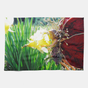 Melk in de Daffodils Theedoek