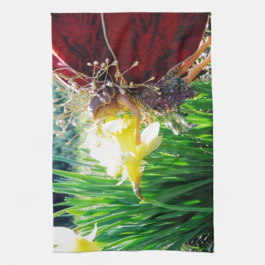 Melk in de Daffodils Theedoek (Verticaal)