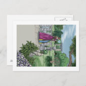 Melk in de tuin briefkaart (Voorkant / Achterkant)