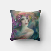 Melk in de Waterverf van de bloem Kussen (Voorkant)