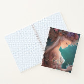 Melk in de Waterverf van de moonlight-tuin Notitieboek (Binnen)