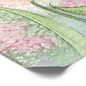 Melk in gekanteld Poster van tuin (Hoek)