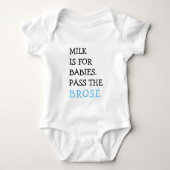 Melk is voor baby's Pass de Brose Baby Outfit Romper (Voorkant)
