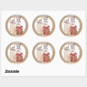 Melk Kerstkoekjes bakken uit de keuken van Ronde Sticker (Vel)